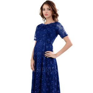 Electric Blue Bridesmaid Dress